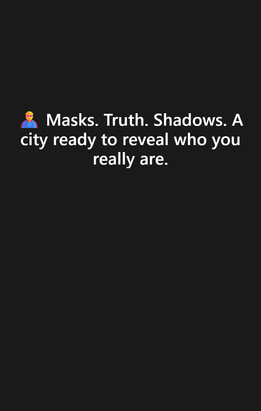 Message clip cover — The Quantum Veil: City of Masks (click to play)